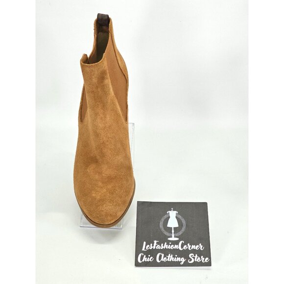 Michael Kors Women's Caramel Leather Lottie Chelsea Bootie Size 11 1835 - Picture 14 of 16